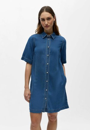 OBJFRAME - Robe en jean - medium blue denim