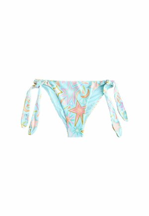 TIE SIDE HIGH - TUMMY CONTROL  - Slip bikini - blue starburst