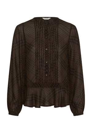 Part Two, CANTALINEPW SHIRT - Μπλούζα - brown check print