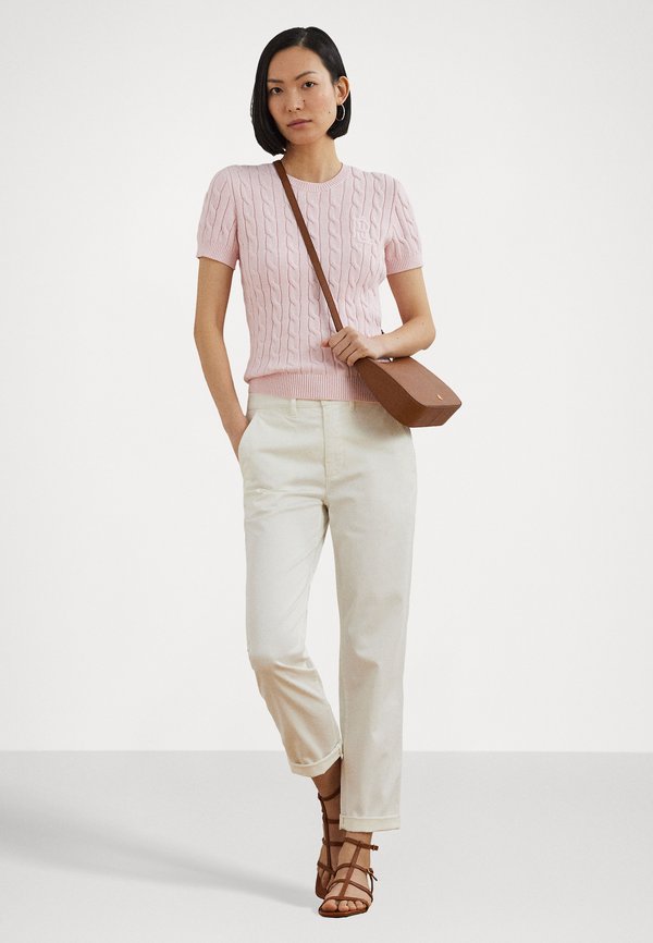 GASSED COTTON SHORT SLEEVE SWEATER - Basic T-shirt2