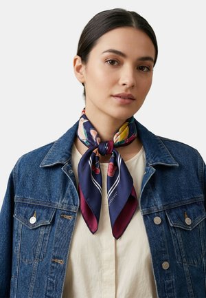 Vivisence, S65-011 - Šátek - navy blue burgundy