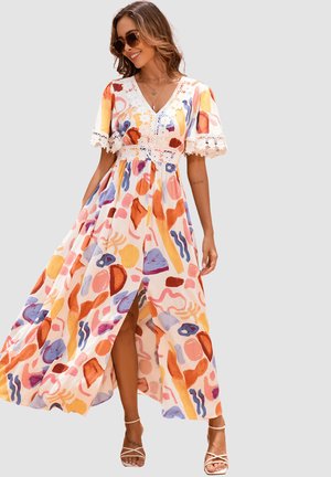 Outfitters Nation LARGO DE FLORES - Vestido largo - multicolor