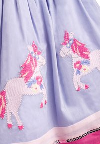 happy girls PFERDE - A-linjekjol - arctic blue