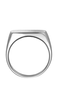 Hõbe sõrmus sujuva, poleeritud viimistlusega. Omab tasast, harjatud pealispinda ja õrnalt kaarduvat riba. Minimalistlik disain.