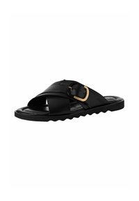 Tamaris Mules - black leather