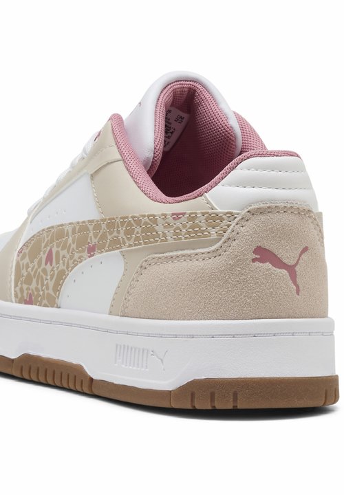 PUMA REBOUND SLAM LO WINTER SAFARI JR UNISEX - Trainers - silver fog-birch-puma white — photo 4