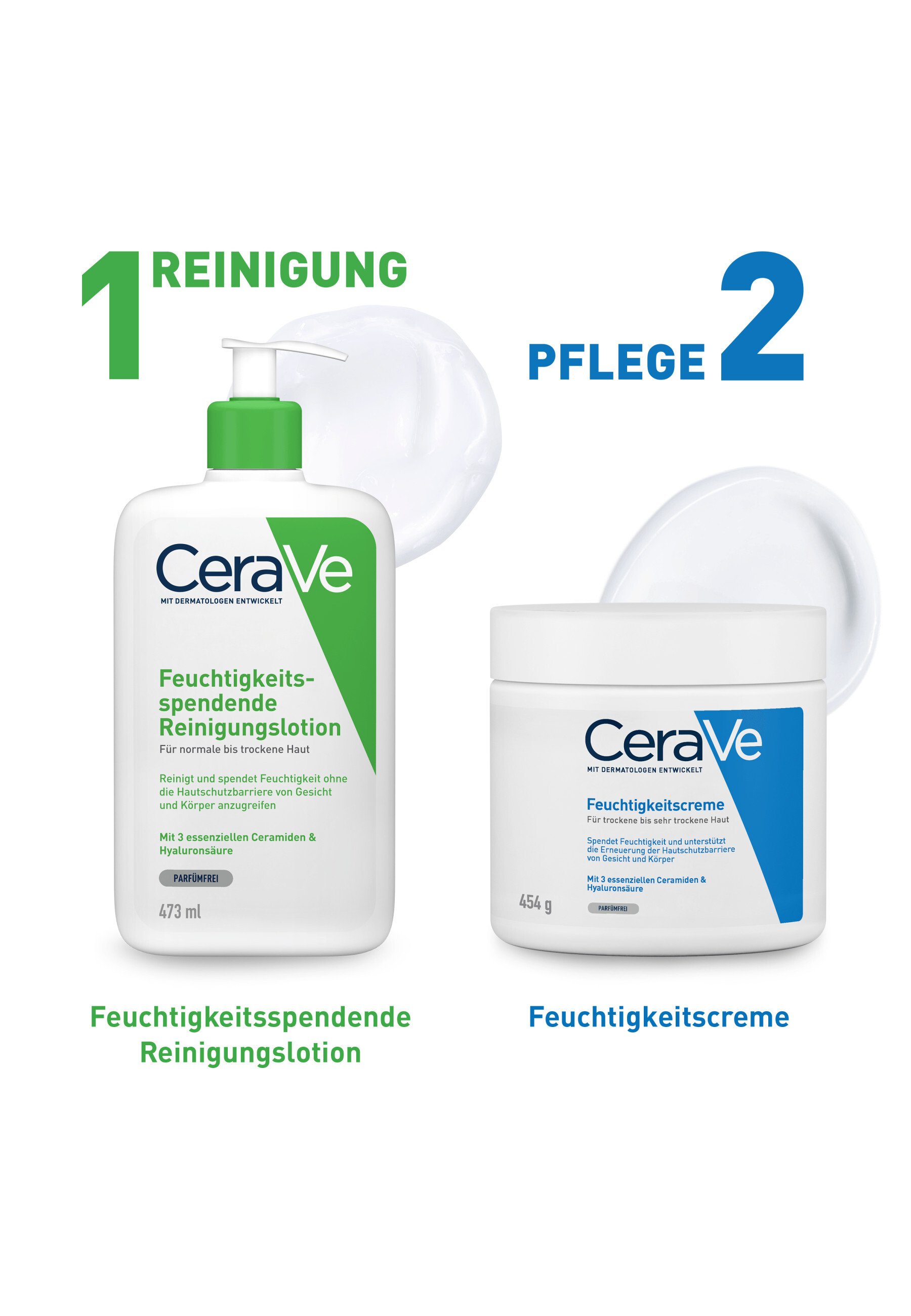 CeraVe CERAVE FACE CARE CARING CERAVE CREME ROUTINE-SET FÜR TROCKENE HA -  Gesichtspflegeset - - - Zalando.de