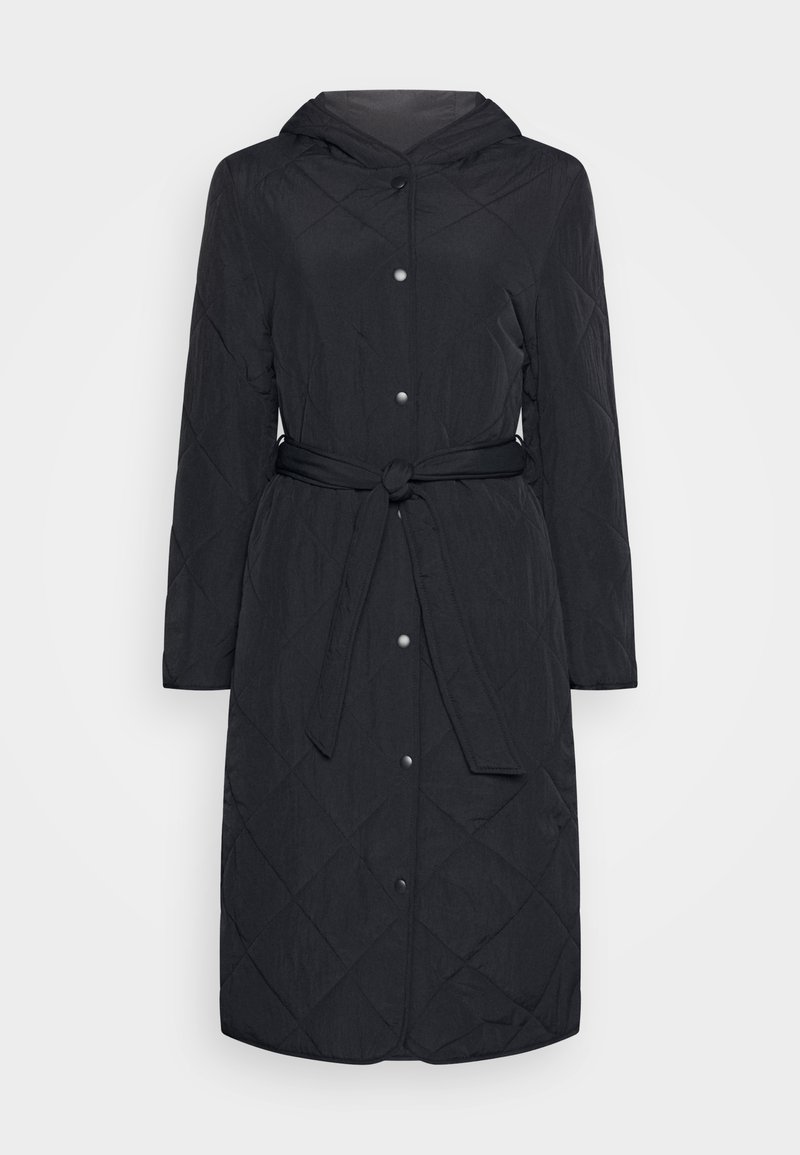 Marks & Spencer QUILTED COAT Classic coat black/dark blue Zalando.de