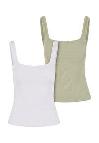 WIDE NECK 2-PACK - Top - white softsalvia