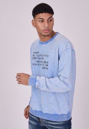 OVERSIZE  - Sweatshirt - bleu