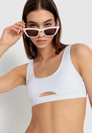 LSCN BY LASCANA CUT - Bikini-Top - white