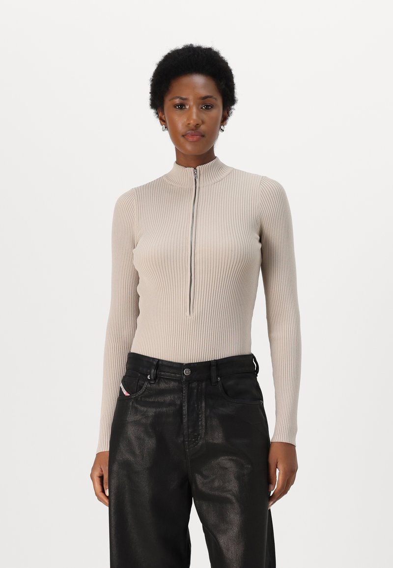 Good American VIRGO - Μπλούζα με μακριά μανίκια - beige