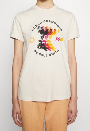 Camiseta estampada - beige
