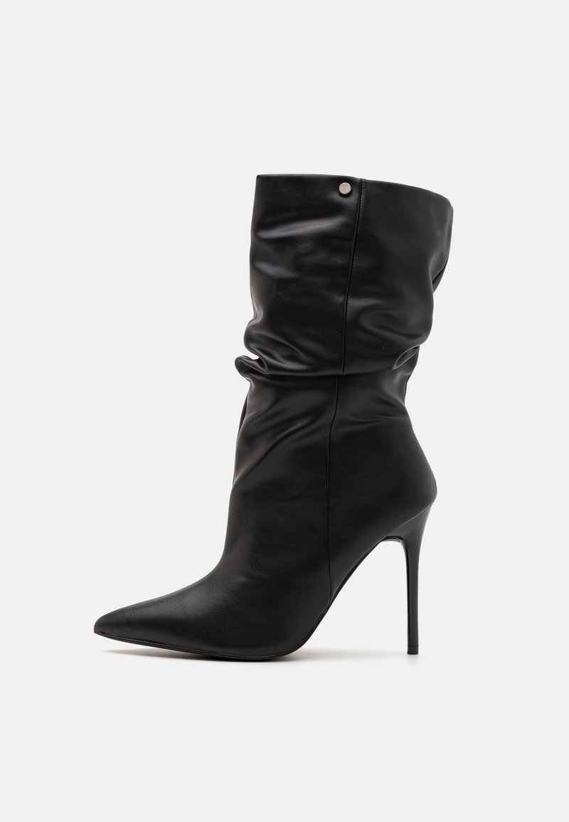 Even&Odd Wide Fit Stivali con i tacchi - black