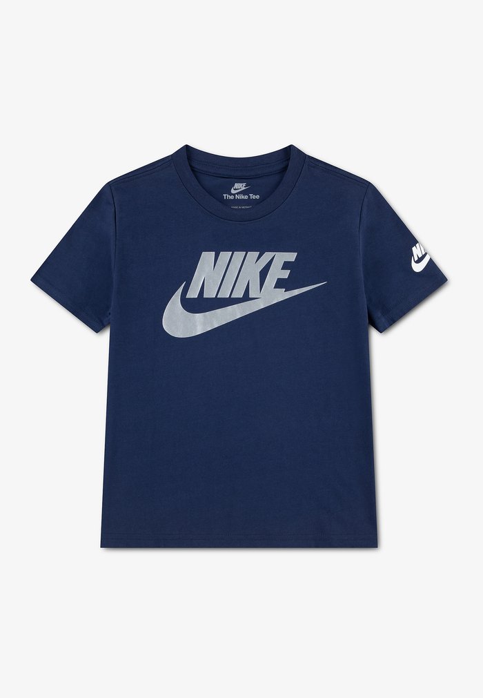 Nike FUTURA UNISEX - Camiseta estampada - midnight navy/silver-colored