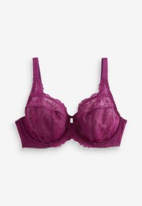 Next 3 PACK - Merevítős melltartó - plum purple teal blue light pink