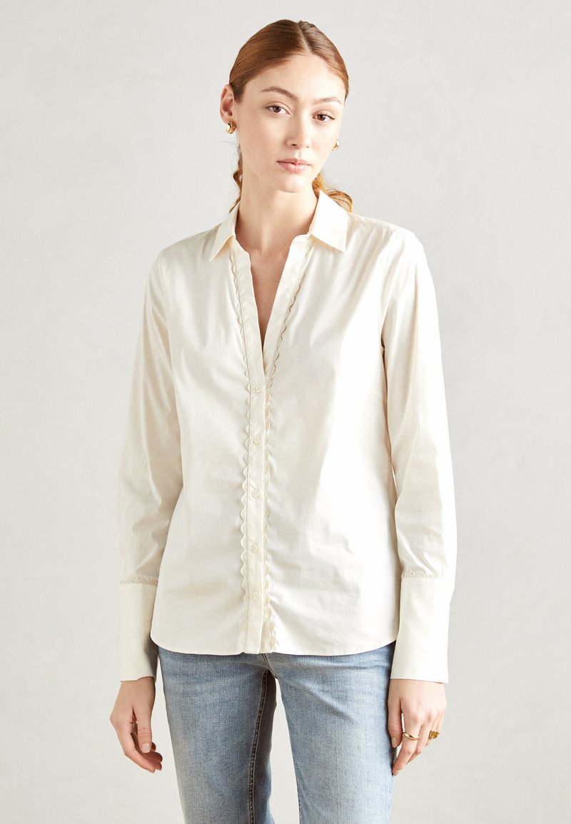 Mos Mosh WAVE SHIRT - Camicia - ecru