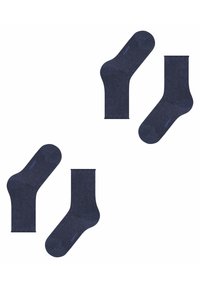 Esprit BASIC PURE 2-PACK - Socken - navyblue m