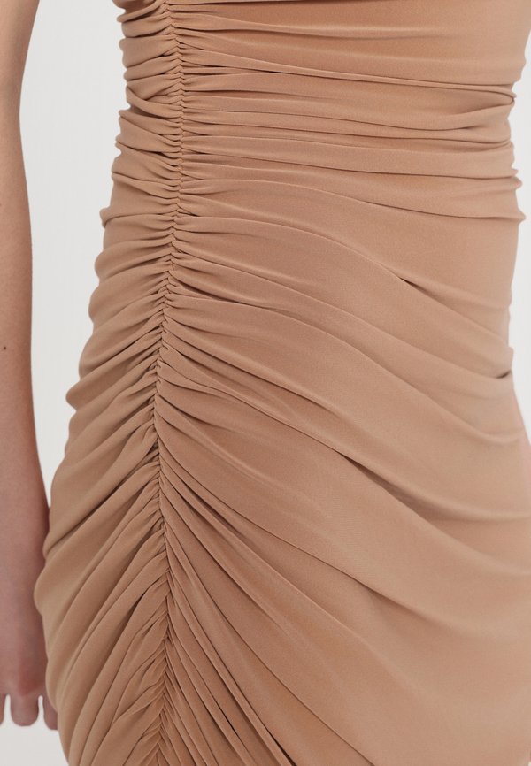 STRAPLESS DIANA GOWN - Jersey dress - cappuccino3