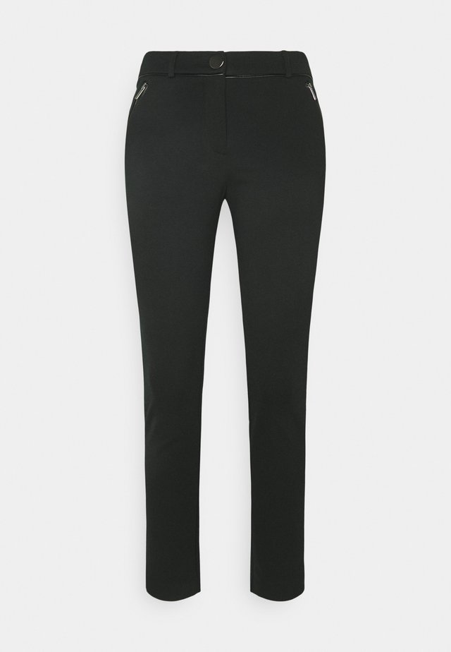 PONTE TROUSER - Trousers - black