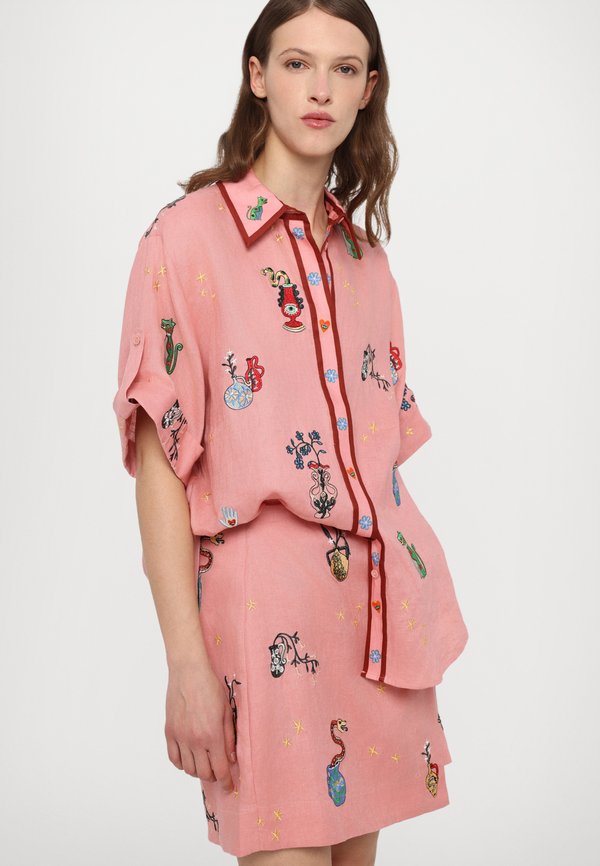 TIMMY EMBROIDERED SARONG SKIRT - Mini skirt2