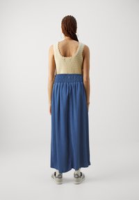 ONLY Falda plisada - blue denim