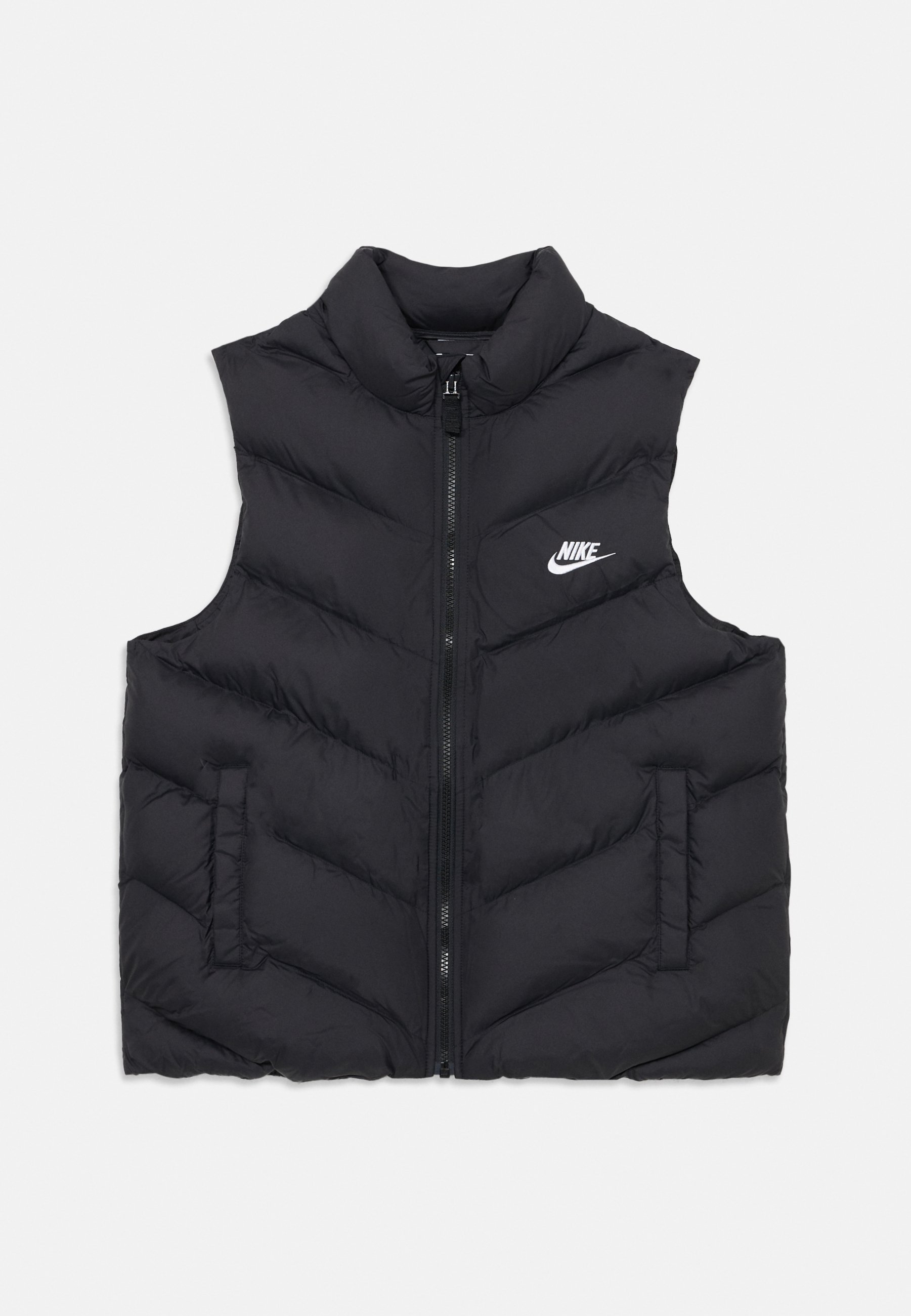 Chaleco Acolchado Chaleco Nike Gris Men's Vintage 90s Nike Reversible Navy Blue Grey Logo Swoosh Puffer Vest XL