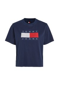 FLAG TEE - Tricou cu imprimeu - dark night navy