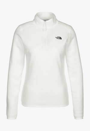 W 100 GLACIER 1/4 ZIP - EU - Fleece jumper - white/ black