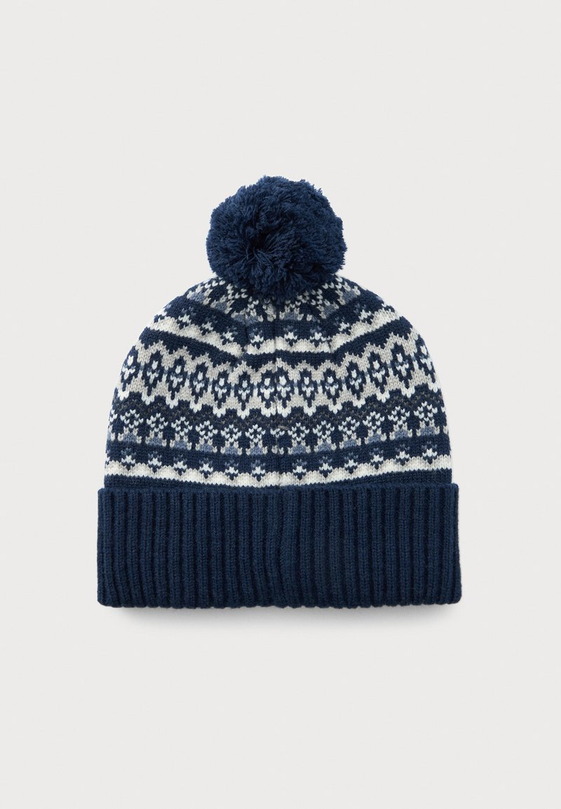 Barbour MARLOW FAIR ISLE POM BEANIE HAT Beanie navy/dark blue - Main Image