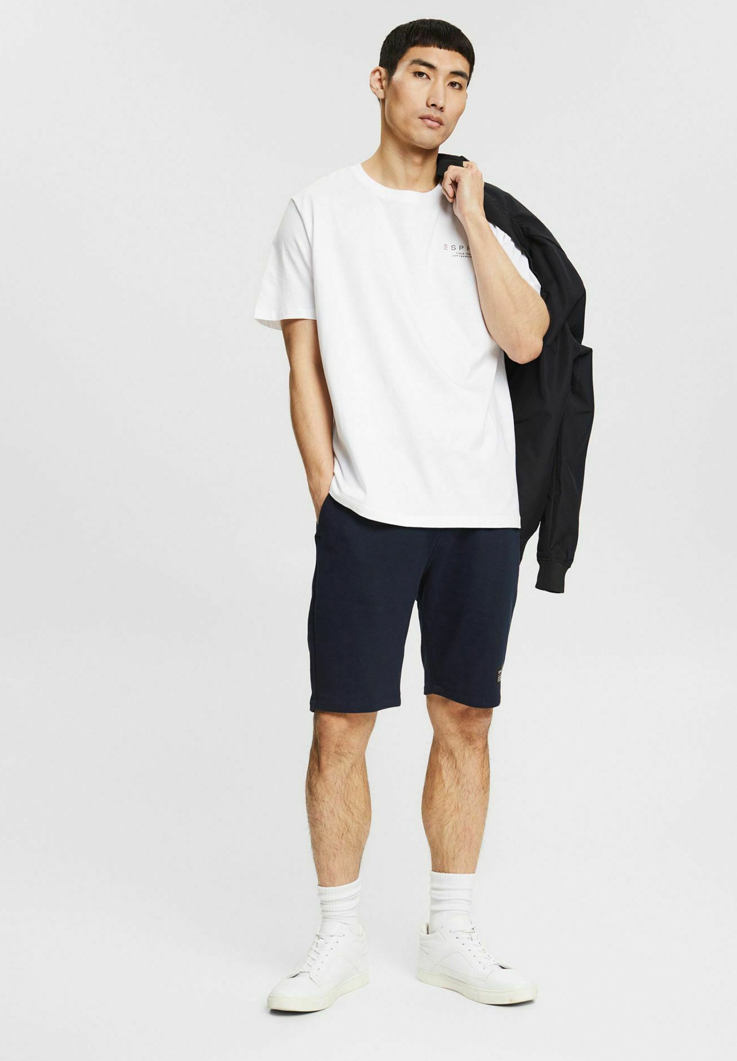 Esprit STRAIGHT FIT - Shorts - navy 