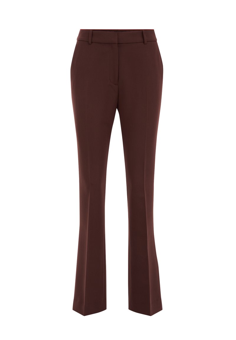 WE Fashion Broek donkerbruin