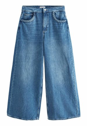 PLAIT DETAIL WIDE  - Jeans relaxed fit - mid blue