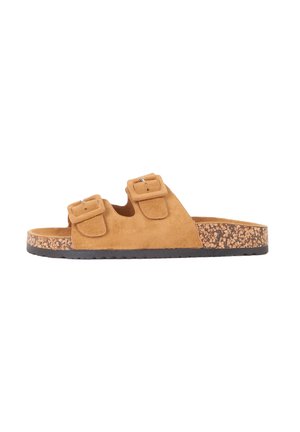 Sandalias planas - cuoio
