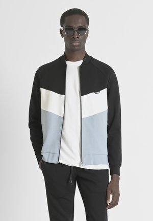 Antony Morato REGULAR FIT IN INTERLOCK  LOGOED  PATCH - Bomber Jacket - black