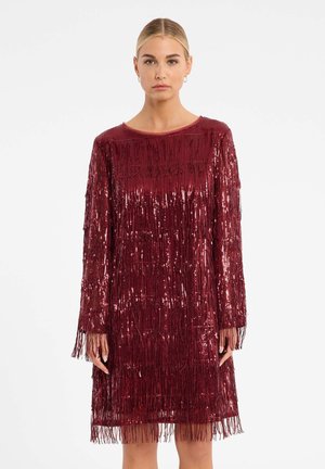 PAILLETTEN CEBORA - Cocktailjurk - bordeaux