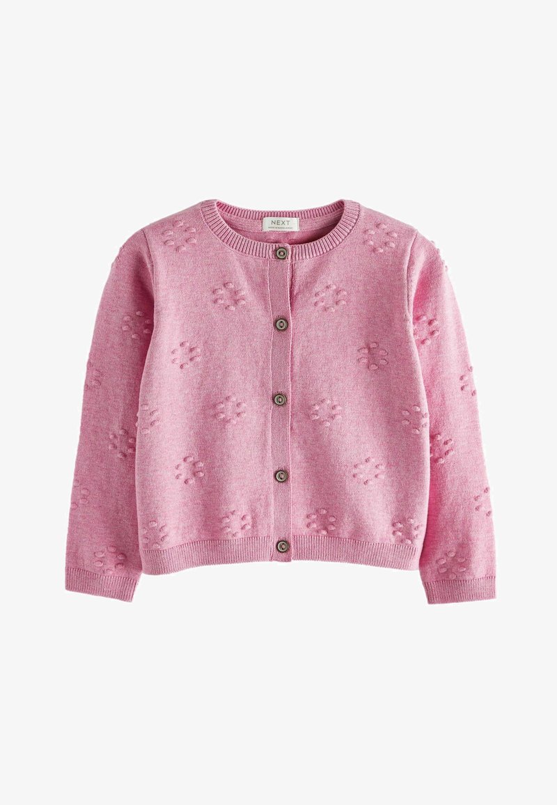 Next FLOWER BOBBLE REGULAR FIT - Chaqueta de punto - pink
