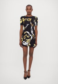 Versace Jeans Couture Obleka iz džersija - black/gold