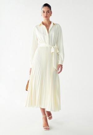 WILLA MCKENZI MIDI - Košilové šaty - cream