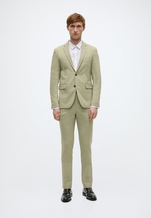 PLAIN MENS SUIT - Costume - dusty olive