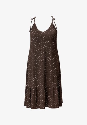 Yours Clothing, PLUS SIZE MIDI DRESSES. - Jurk - chocolate