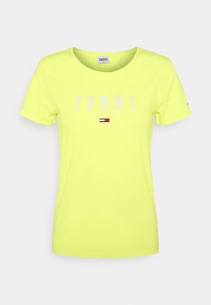ESSENTIAL LOGO TEE - Camiseta estampada - faded lime
