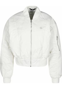 Calvin Klein Jeans - CROPPED - Bomberjacke - ivory Thumbnail-Bild 1