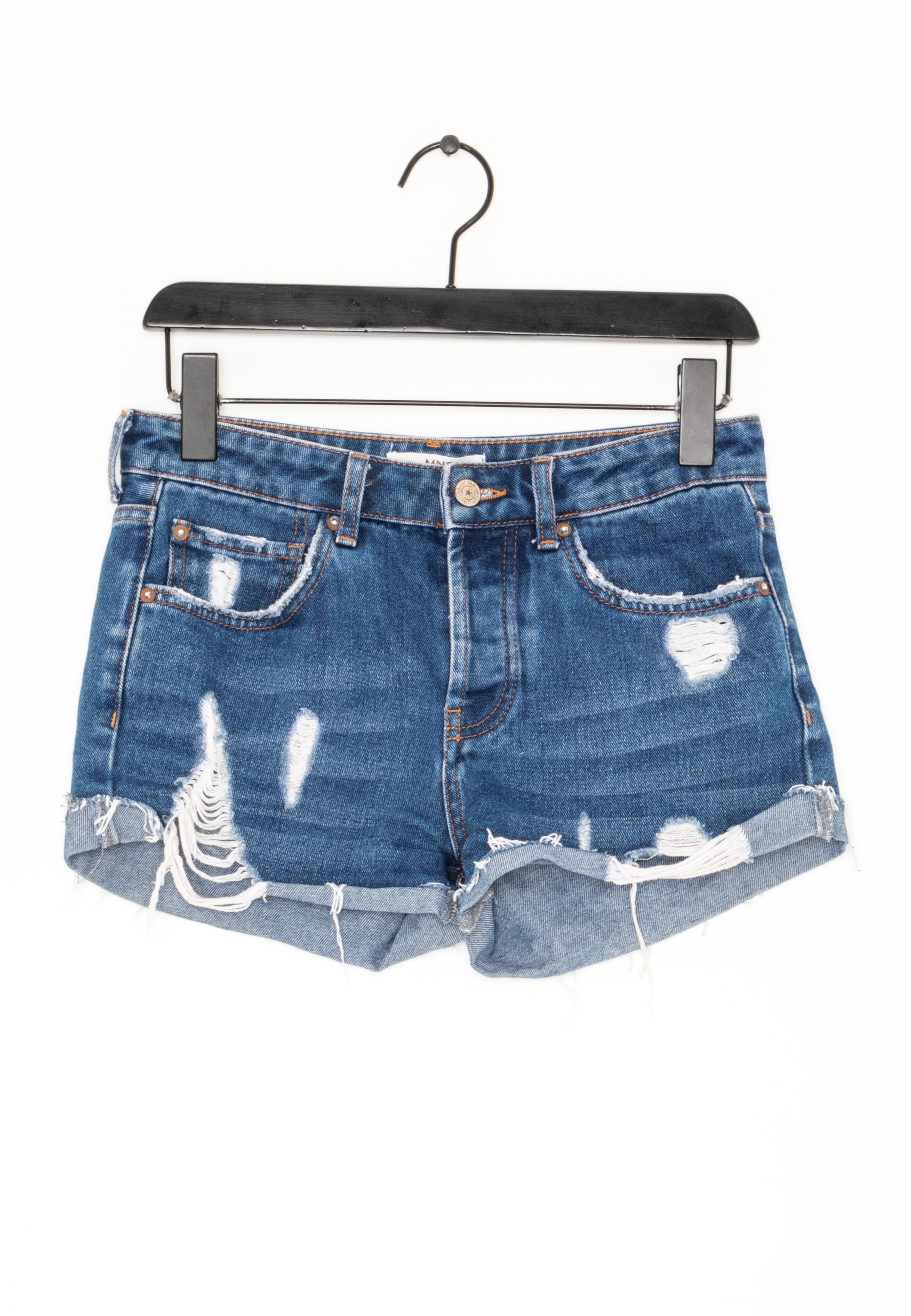 Mango Shorts vaqueros - blue/azul - Zalando.es