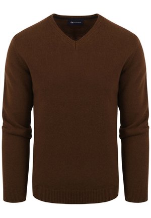 Suitable V-HALS  - Trui - bruin