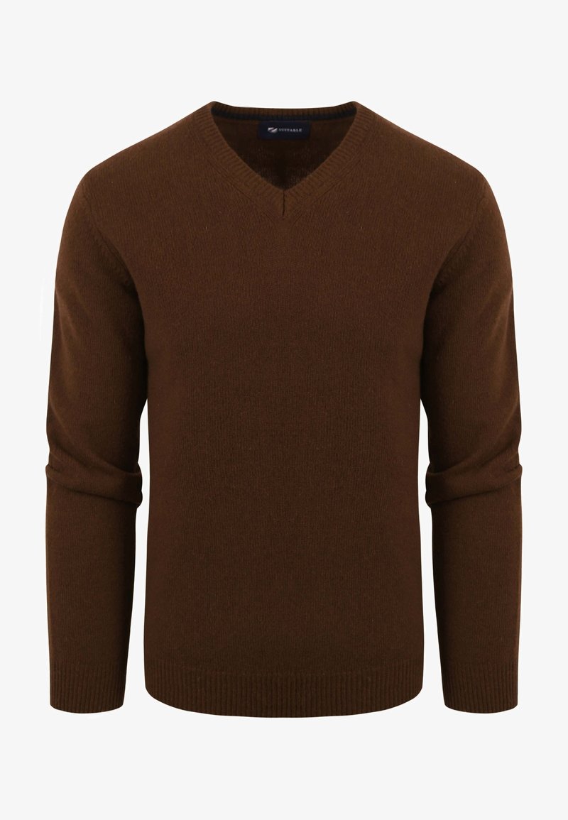 Suitable V-HALS - Trui - bruin