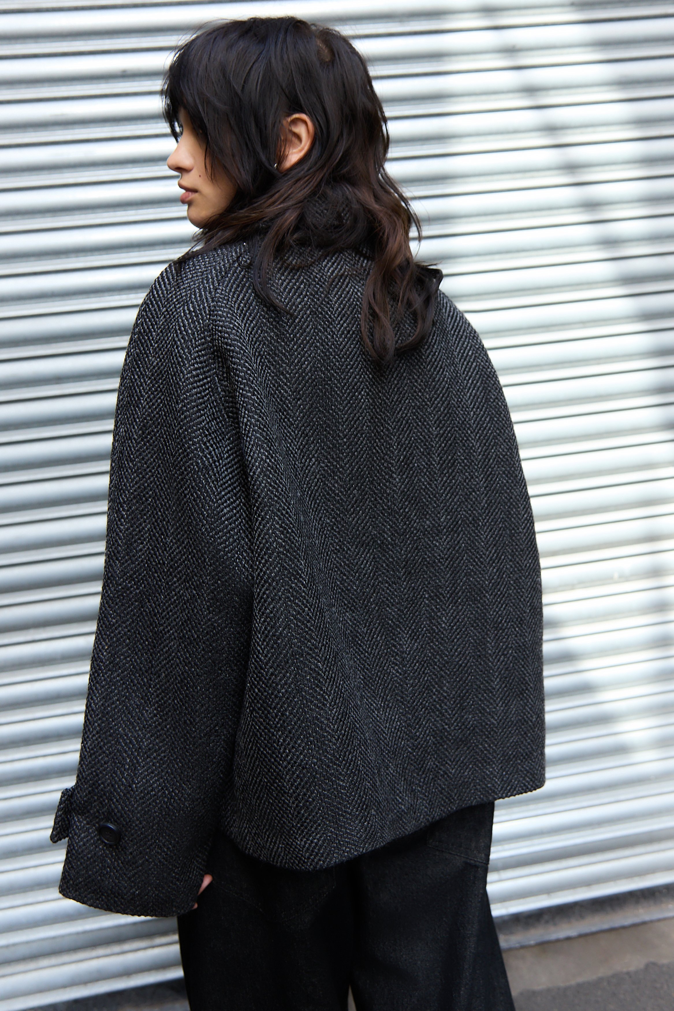 BDG Urban Outfitters VIENNA SWING - Short coat - grey - Zalando.co.uk