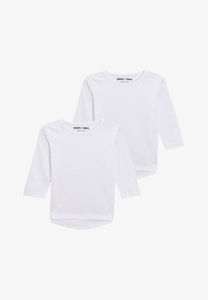 2 PACK - Top s dlhým rukávom - white