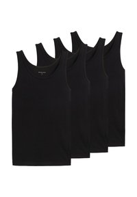 IM 4 PACK - Unterhemd/-shirt - black dark solid