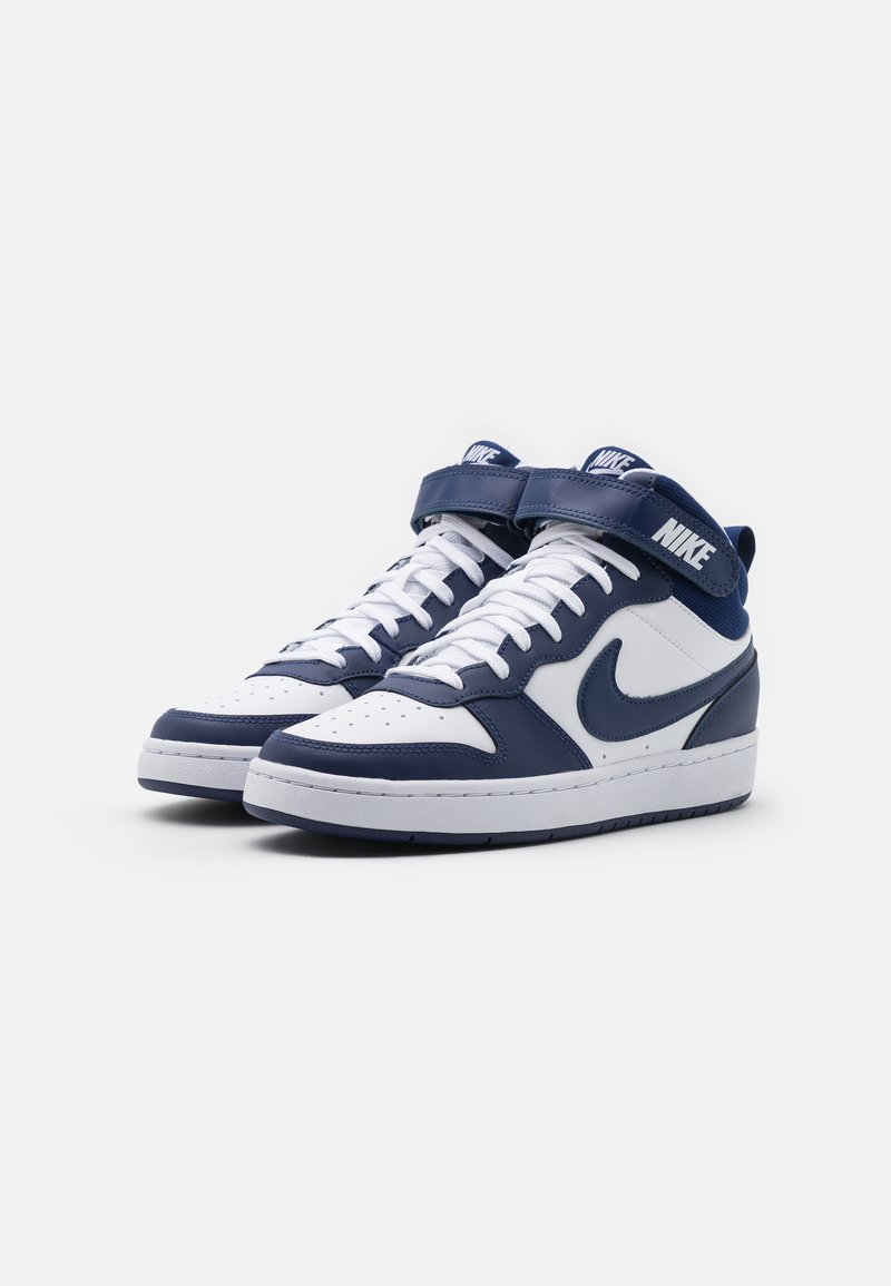 Nike Sportswear Court Borough Mid 2 Unisex High Top Trainers White Blue Void Signal Blue White Zalando Co Uk Nike Sportswear Court Borough Mid 2 Unisex High Top Trainers White Blue Void Signal Blue White Zalando Co Uk